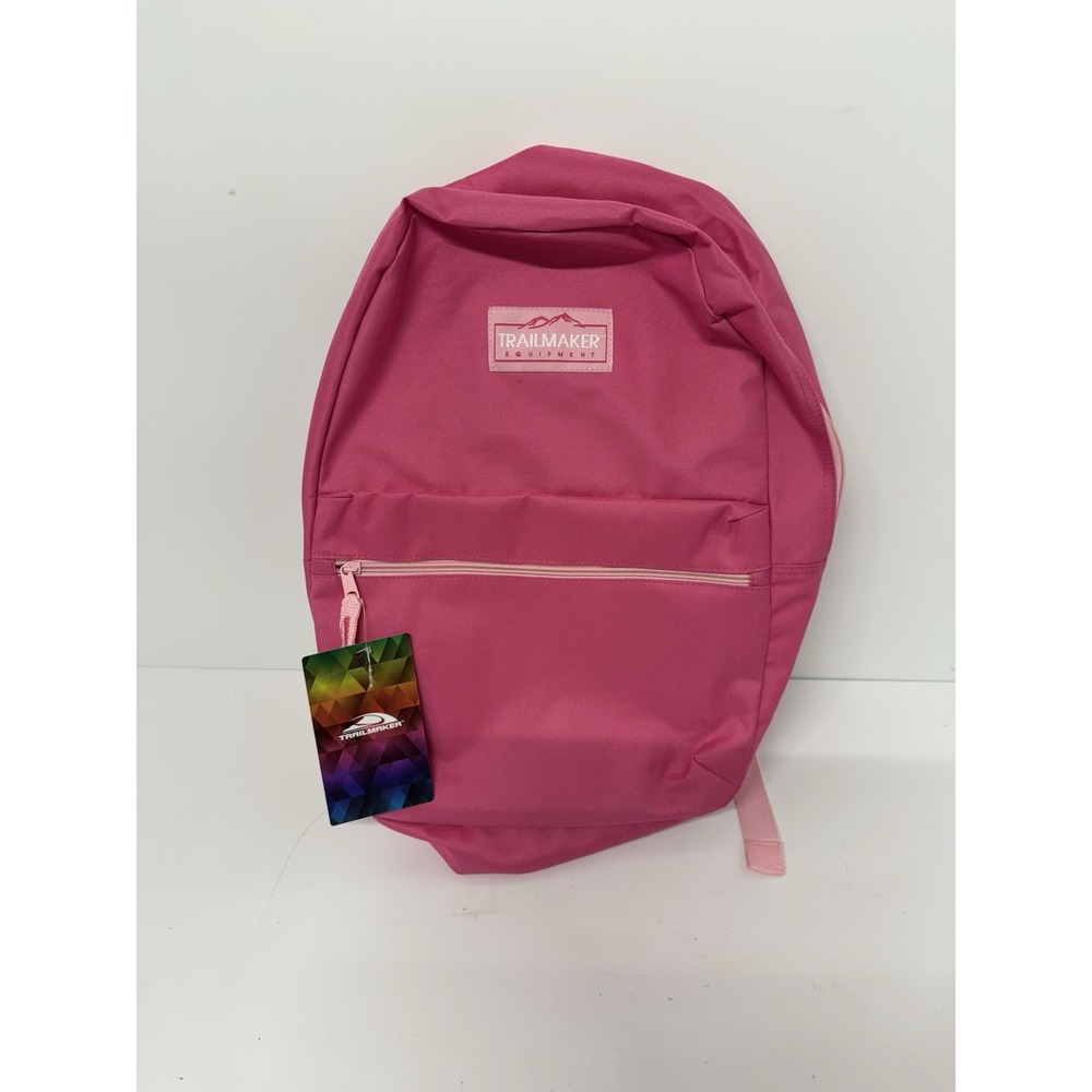 Backpack NWT Trailmaker Pink School Book Bag Laptop Sleeve Back to School